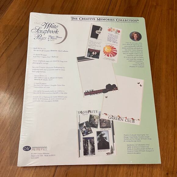 Creative Memories Scrapbook Pages 15 x 12 Refill RCM-15S 30 Pages Old Style NWT - Picture 1 of 5